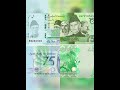 New Note 75 Rupees Of Pakistan