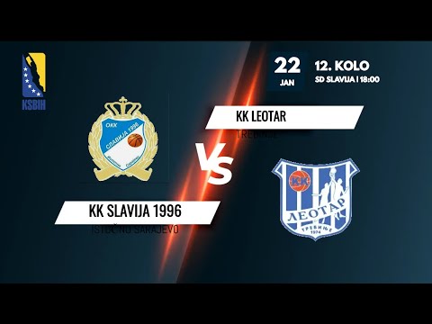 KK Slavija 1996 vs KK Leotar - 12.kolo - KSBIH - 2022/2023