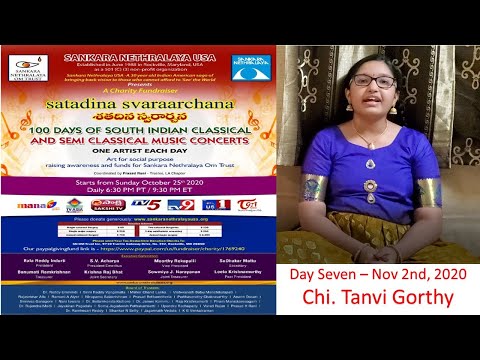 Satadina Svararchana   Day 7   Tanvi Gorthy