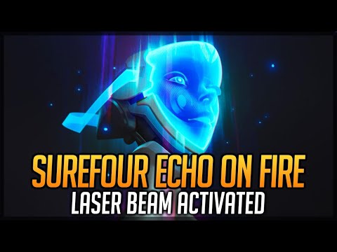 Surefour On Fire With Echo - Laser Beam Activated