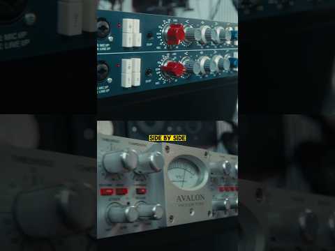 Neve 1073 vs Avalon 737! What is your favourite? #neve1073 #avalon737 #mixing #recordingstudio