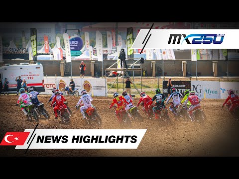 News Highlights | EMX250 Race 1 | MXGP of Turkiye 2024 #MXGP #Motocross