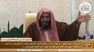 صورة 5 - شرح كتاب منسك الحج لابن تيمية ( المجلس الخامس ) - الشيخ سعد بن شايم الحضيري