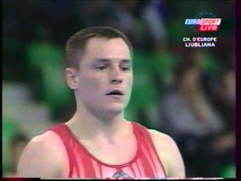 Denis SAVENKOV (BLR) floor - 2004 Europeans Ljubljana Team