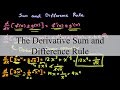 The Derivative Sum And Difference Rule Calculus I