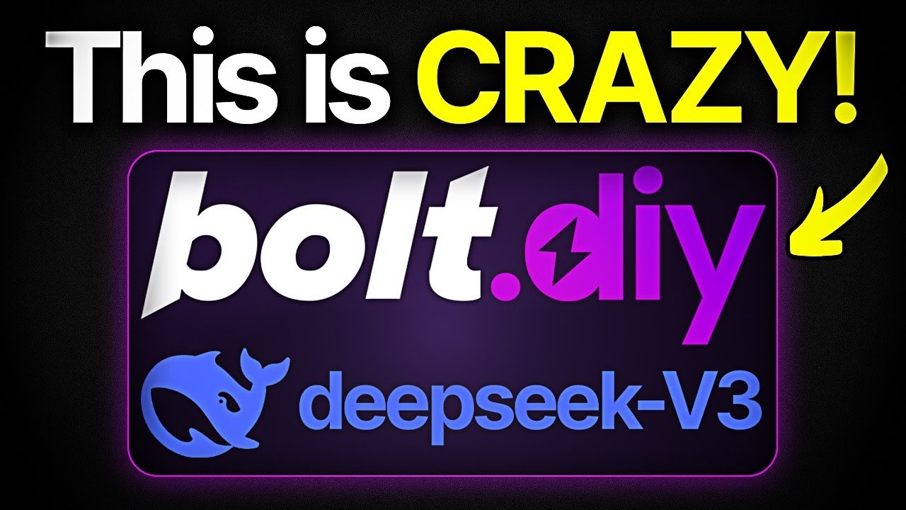 Bolt DIY + DeepSeek-V3 + Gemini 2.0 Are INSANE! 🤯