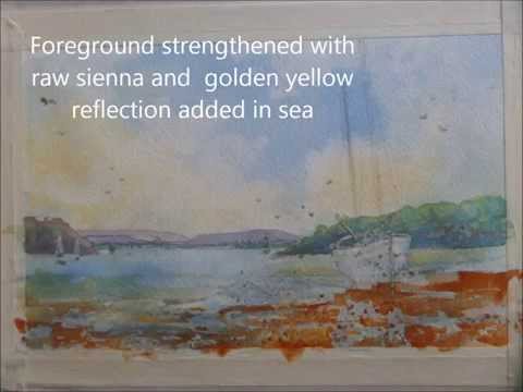 Thumbnail of My Poole Harbour Watercolour (after Ray Balkwill)