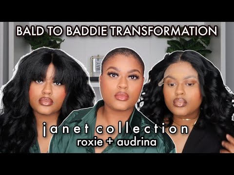 HD LACE UNDER $30! | Janet Collection ROXIE + AUDRINA | 70's INSPIRED HAIR