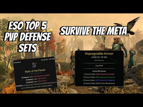 ESO PVP Top 5 Defensive Sets in Subclassing to SURVIVE the Meta
