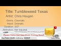 New Free Music 2018 Tumbleweed Texas Chris Haugen Cinematic Dramatic YouTube Audio Library BGM