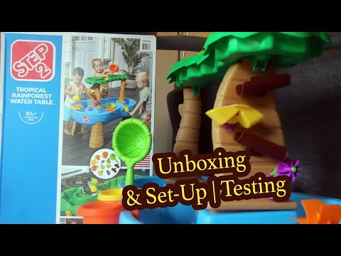 Step2® Tropical Rain Forest Water Table Unboxing & Set-Up | Testing