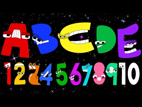 ABC Song & Color Numbers Song for Kids | Alphabet A–Z and Counting 1–10 | Colorful Learning