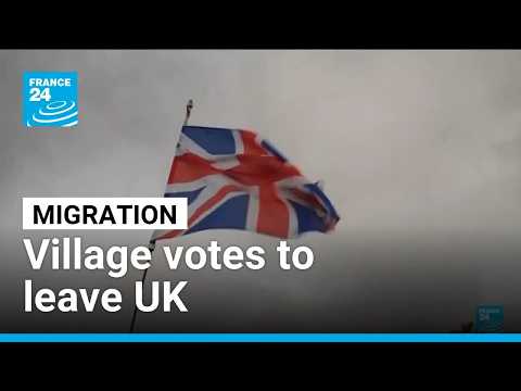 English village holds symbolic vote to leave UK