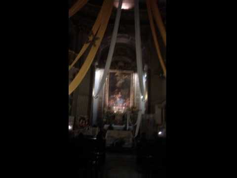 Dentro do Oratorio dell'Angelo Custode, Roma, Itália 11072016 1 Uma pequena capela que encontramos inesperadamente