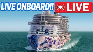 🔴 LIVE From Norwegian Luna | Exploring NCL’s Newest Cruise Ship!