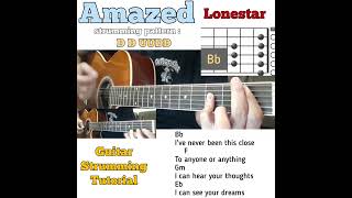 Amazed - Lonestar guitar chords w/ lyrics & strumming tutorial