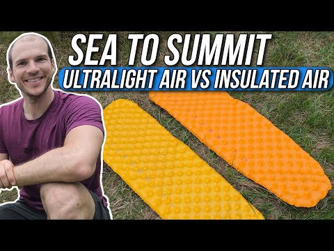 Sea to Summit Ultralight Insulated Air Isomatte vs Ultralight Air Isomatte 👉🚲 Test & Vergleich