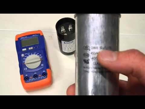 How to test a run and start capacitor