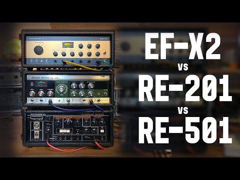 Echofix EF-X2 vs Vintage Roland Tape Echo (Comparison)