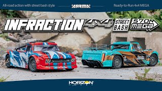 Arrma Infraction Mega 1:8 4WD RTR tyrkysová