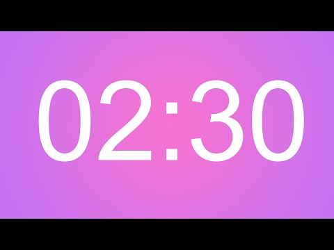 2 Minute 30 Second Timer With Alarm - Alarmlı 2 Dakika 30 Saniye Zamanlayıcı