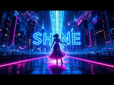 SHINE ✨ | Cosmic EDM Anthem 💥 (Neon Maze Mix) 🌌🔥 Larger Than Life Vibes ⚡ Stellar Drops 🎧 | AI Music