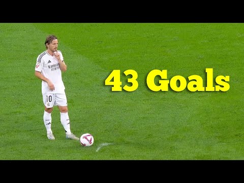 Luka Modric All 43 Goals For Real Madrid