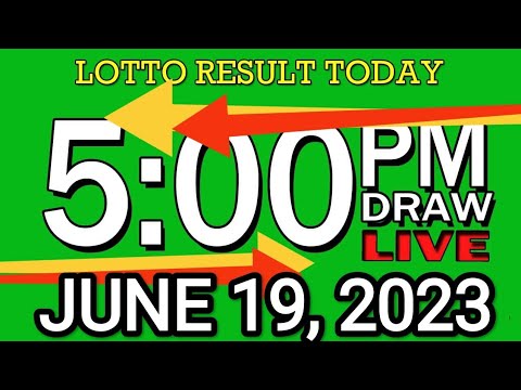LIVE 5PM LOTTO RESULT JUNE 19, 2023 LOTTO RESULT WINNING NUMBER