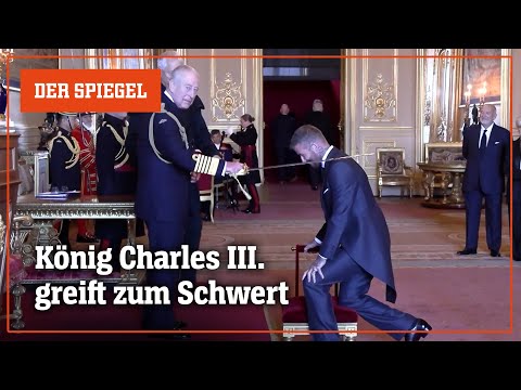 Ritter Sport: König Charles ehrt David Beckham | DER SPIEGEL