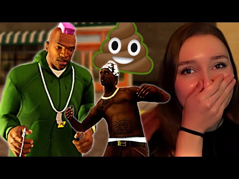 EVERYONE KEEPS TELLING ME I SMELL BAD! | First Time Playing GTA San Andreas [2]