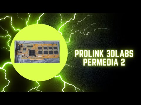 Prolink 3DLabs Permedia 2 Installation & Testing in half an hour (30 Minuti)