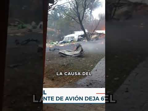 Avión cae en Brasil sin dejar sobrevivientes | Noticias EstrellaTV