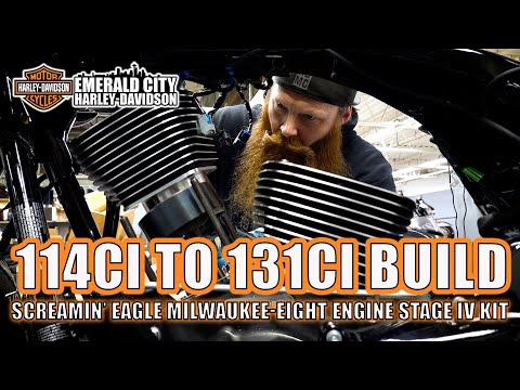 114CI to 131CI Engine Build | Screamin’ Eagle Milwaukee-Eight Engine Stage IV Kit
