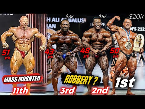 MASTERS OLYMPIA 2023 - 212  Complete Lineup Result