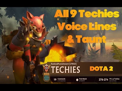DOTA 2 - Techies Voice Lines