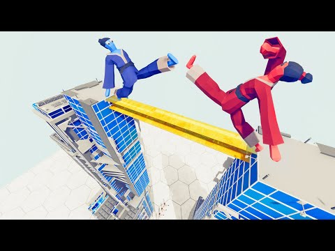 FACE-TO-FACE BATTLE ON SKYSCRAPERS | TABS - Totally Accurate Battle Simulator