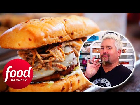 Guy Is In Shock After Tasting The Best Cured Meat He's Ever Had! | Diners, Drive-Ins & Dives