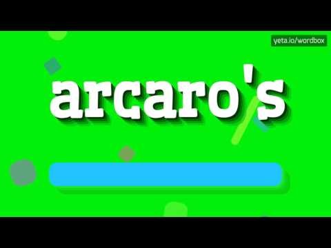 ARCARO'S - HOW TO PRONOUNCE ARCARO'S? #arcaro's