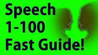 Skyrim Special Edition - 0 to 100 Speech In 5 minutes (See description for details)