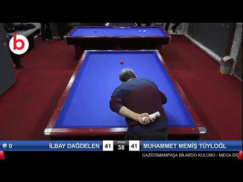 İLBAY DAĞDELEN & MUHAMMET MEMİŞ TÜYLOĞLU Bilardo Maçı - GOP BİLARDO - MEGA DİŞ CUP 2021-1/8