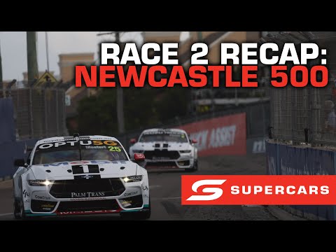 SUPERCARS 2023 Thrifty Newcastle 500 レース2ハイライト動画