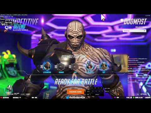 Overwatch 2 Rollout Doomfist God GetQuakedOn Intense & Top Ranked Doomfist Gameplay
