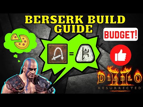 D2R - Item Find Berserk Barbarian Build Guide
