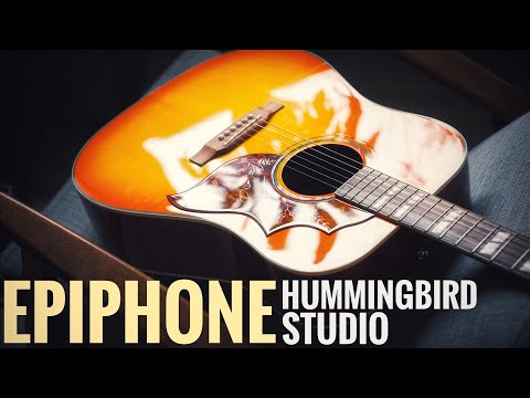 Vintage 1996 Epiphone Hummingbird - Cherry Sunburst - Made in Korea (MIK) - Free Pro Setup image 23