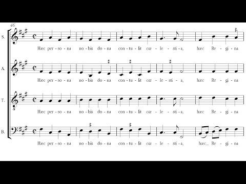 Gorczycki | Omni die dic Mariae [á 4; Resonans con tutti]