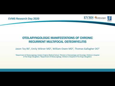 Thumbnail image of video presentation for Otolaryngologic Manifestations of Chronic Recurrent Multifocal Osteomyelitis