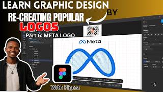 Learn Graphics Design by Recreating Popular Logos | Part 6:   meta Log