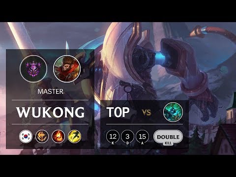 Wukong Top vs Hecarim - KR Master Patch 9.8