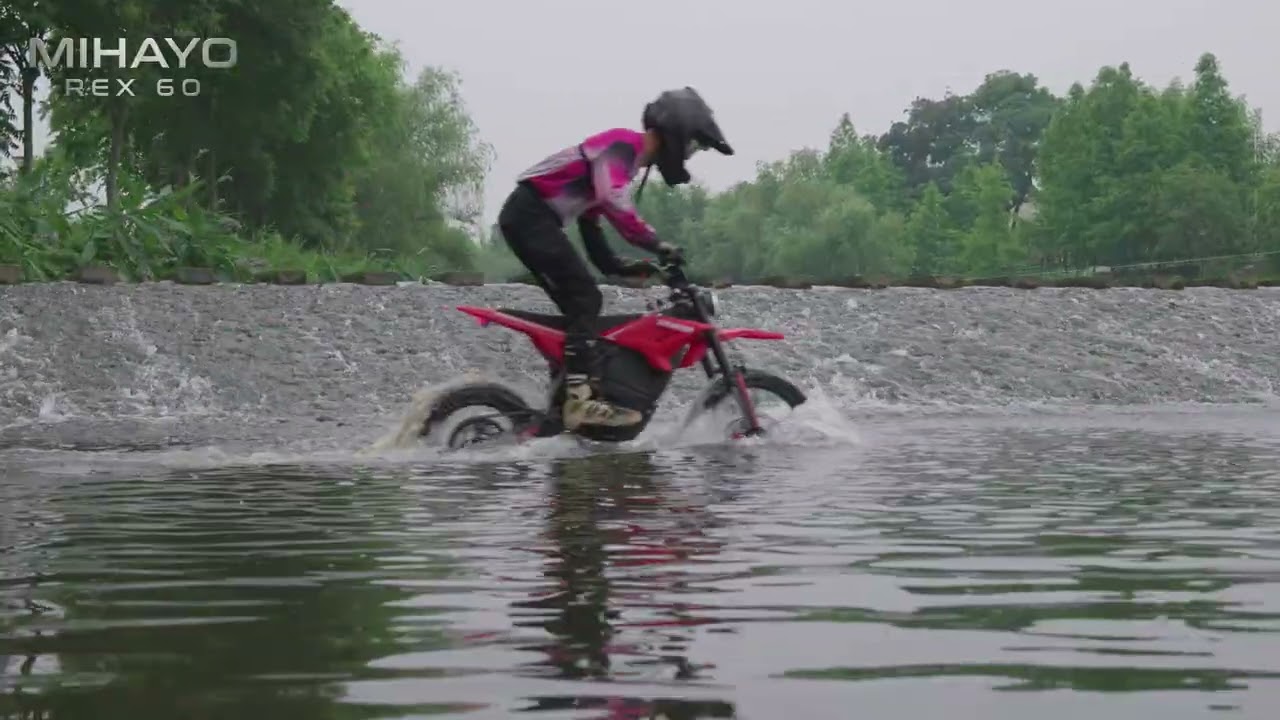 MIHAYO Moto REX 60 electric dirt bike – 5500W high performance electric motorcycle, 50 mph top speed, 60V 30Ah battery, off-road electric bike for adults. Ride fast, zero emissions, built for dirt, trails, and extreme terrain.