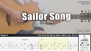 Download lagu Sailor Song - Gigi Perez | Fingerstyle Guitar | TAB   Chords mp3